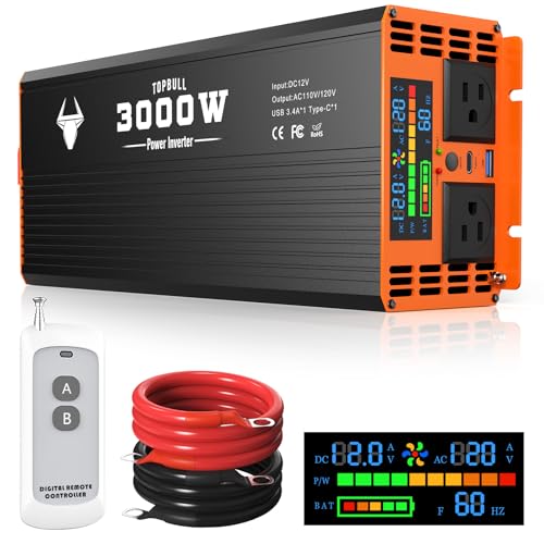 TOPBULL 3000W Power Inverter