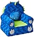 Animal Adventure Dragon Soft Plush Children's Chair, Sweet Seats, Blue