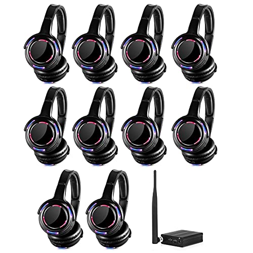 AYVVPII Bundle Wireless Silent Disco LED Flashing