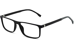 OCCI CHIARI TR90 Men's Eyeglasses Frame Fashion Clear Lens Glasses Eyewear Rectangular Lightweight Glasses