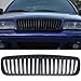 Grille Fits 1998-2011 Ford Crown Victoria | New Style ABS Black Front Bumper Hood Grill by IKON MOTORSPORTS | 1999 2000 2001 2002 2003 2004 2005 2006 2007 2008 2009 2010
