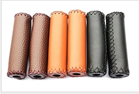 tan bike grips