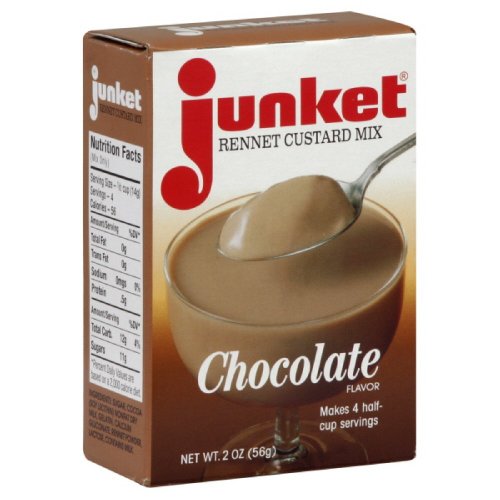 Junket Chocolate Rennet Custard (Case of 12 boxes)