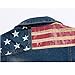 Najia Symbol Mens American Flag Retro Denim Vest Sleeveless Cowboy Jean Jacket Distressed Slim Fit for Casual Wear Rock Concerts (M, American Flag)