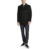 Van Heusen mens Tatton Classic Double Breasted Peacoat