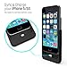 iPhone 5 5S SE Battery Case: Stalion Stamina Rechargeable Extended Charging Case 2200mAh [Apple MFi Certified](Jet Black)