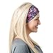 RiptGear Stretch Sport Headband for Women (Hippie Flower) — Made of Non-Slip Sweat Wicking Fabric — Great for Yoga, Running or The Gym — Soft Headband That Fits Most Head Sizes — (1-Pack)