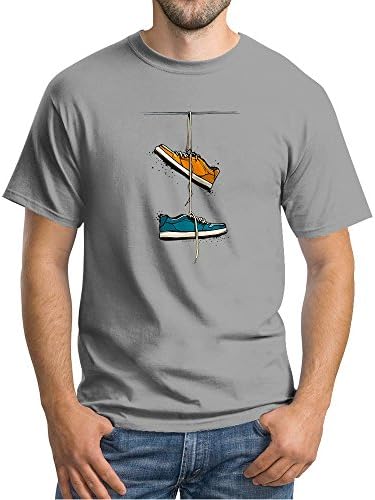 Bulgeo Men's Printed Short Sleeve T-Shirt Fashion Shoes Pattern Tee Shirt