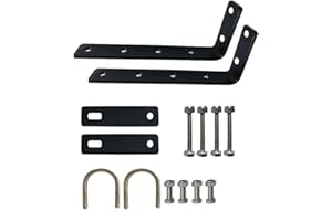 DANCHEL OUTDOOR Sturdy Universal Mounting Hardware with U Shape Bracket for Car Awning Overland Accessories Kits