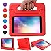 BMOUO Samsung Galaxy Tab 3 Lite 7.0 inch Kids Case - Shock Proof Case Light Weight Kids Case Super Protection Cover Handle Stand Case for Children for Samsung Galaxy Tab 3 Lite 7-Inch Tablet - Red