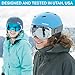 Wildhorn Outfitters Roca Ski Goggles Men, Women, and youth. US Ski Team Official Supplier UV400. Anti Fog, and Anti Scratch