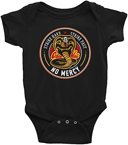 Cobra Kai No Mercy Strike Hard Strike Fast Karate Kid Infant Bodysuit