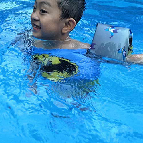 CONHENCI Toddler Floaties for Kids Swim Baby Life Jacket 30-55 lbs (Batman) - Thumbnail 4