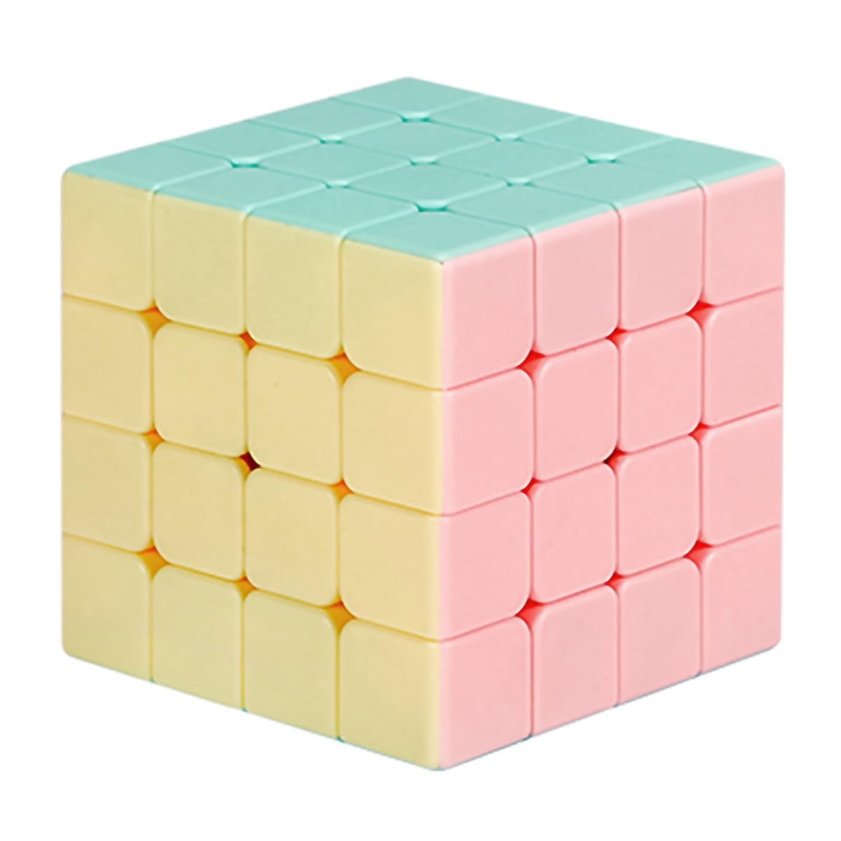 OJIN Shengshou ChuanQi Legend Series Cube 4x4x4 Brain Teaser Twist Cube Bright Pink Stickerless Puzzle Frosted Surface Puzzle Cube