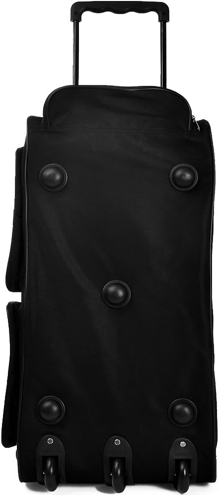 MONZANA® Travel Bag with Trolley Function, Black, 160L = 85 x 43 x 44 cm (LxWxH) - Image 4