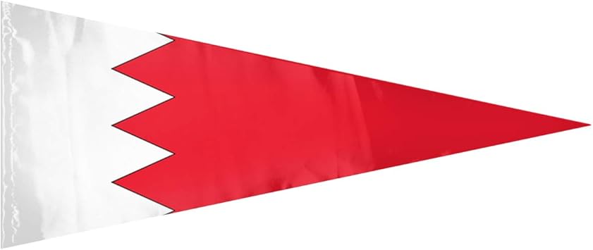 Amazon Com Zzataa Bahrain Flag Triangle Flag House Garden Flag