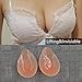 MystiqueBra Women/Girls Reveal Cleavage Galore Adhesive Silicone Bra Cups Breast Enhancers (A, Nude)