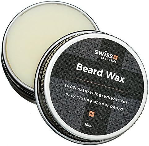 Beard Balm For Men Non-greasy Strong Hold Beard Beard Thickener Beard Wax For Grooming, Styling, Moisturising And Conditioning Beard Softener For Men - Swiss Lab Series Beard Wax 15g