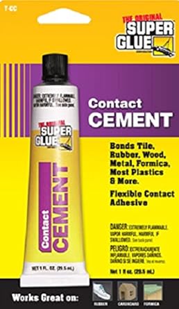 T Cc48 Super Glue Contact Cement Acrylic 1 Oz Tube Clear Super