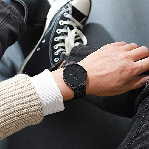 man hand watch