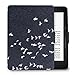 WALNEW Protective Case for Amazon Kindle Voyage(2014) The Thinnest and Lightest Colorful Painting PU Leather Cover with Auto Sleep/Wake Function,Bird