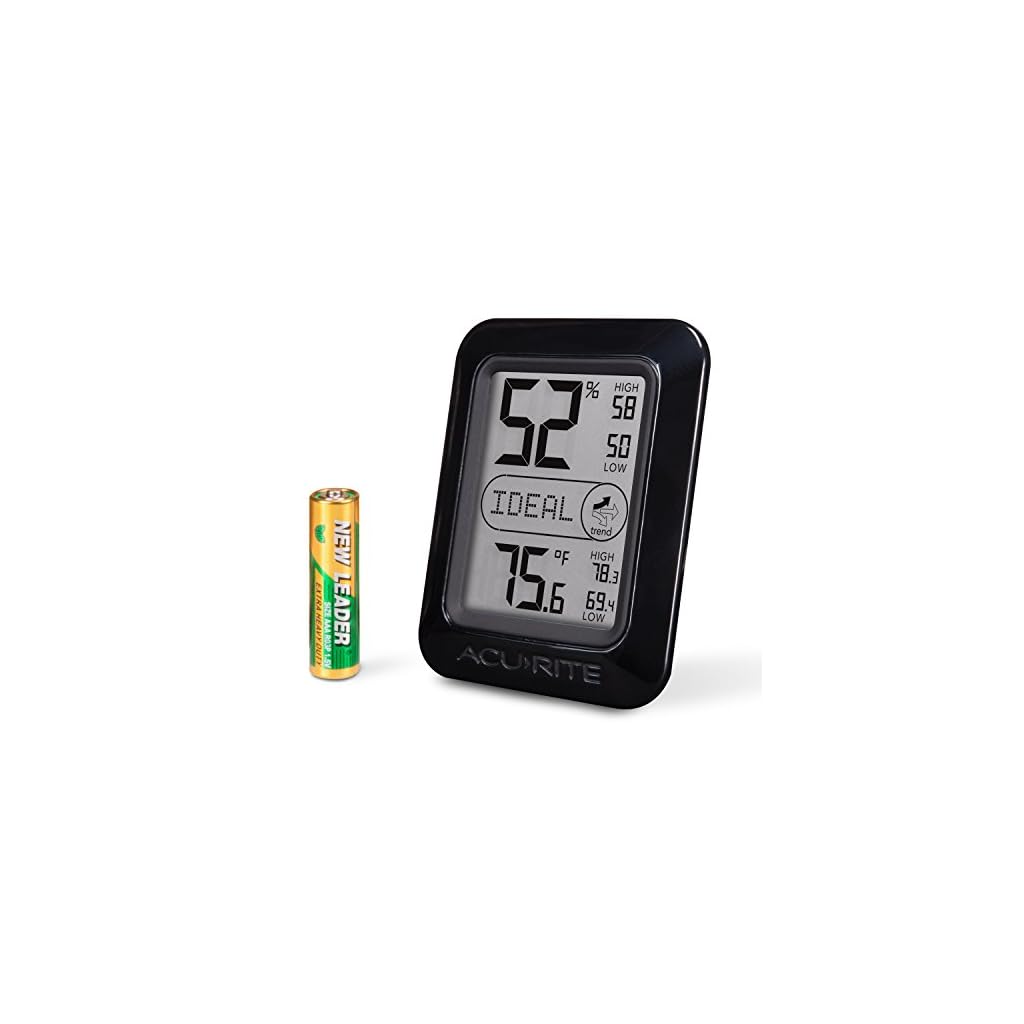 AcuRite 01130M Digital Hygrometer & Thermometer, Black RV Living Guide