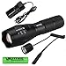 VASTFIRE Focusable Infrared Flashlight Kit Night Vision IR Light Torch for Coyote Hog Predator Hunting NOT Regular Flashlight BUT Infrared (Torch+18650 Battery+Charge+Pressure Switch)