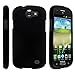 Samsung Galaxy Express Case, Solid Color Hard Snap On Cover with Rubberized Feel for Samsung Galaxy Express SGH-I437 (AT&T, AIO Wireless, Cricket) from MINITURTLE | Includes Clear Screen Protector and Stylus Pen - Black