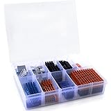 GeeekPi 102pcs Heatsink Kit with Conductive Adhesive Tape, Cooler Heat Sink Cooling Raspberry Pi VRM VRAM CPU GPU VGA Small I