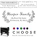20 Designs to Choose!! Personalized - Address Stamp - Customized Stamp - Self-Inking Return Address Mail 3 Lines Custom Address Stamper - Black Red Blue Purple Green Ink - Wedding Invitation Stamp