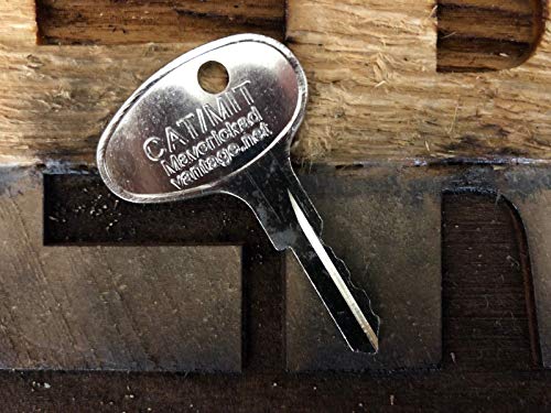 3 Keys CAT/MIT Forklift Key Caterpillar Mitsubishi #123243