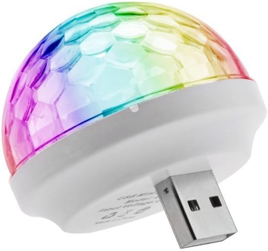 blinkee Sound Activated Mobile Disco Ball Portable Party DJ USB and Iphone Decoration for Parties