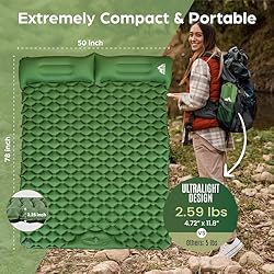 ROAMFREE Double Sleeping Pad for Camping