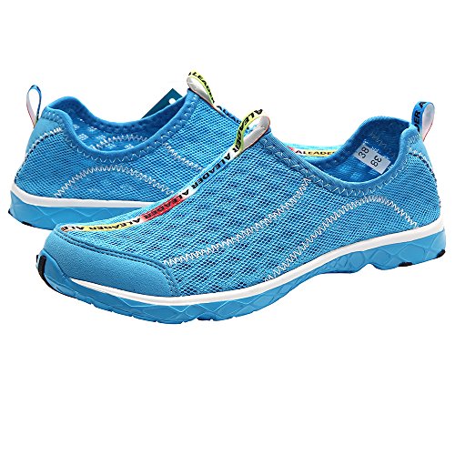 ALEADER Women's Mesh Slip On Water Shoes Blue 7.5 D(M) US Pricepulse
