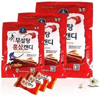 Korean Red Ginseng Candy "Sugar Free" 3 Packs