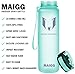 MAIGG Best Sports Water Bottle - 17oz & 32oz - Eco Friendly & BPA-Free Plastic - Fast Water Flow, Flip Top, Opens 1-Click - Reusable Leak-Proof Lid