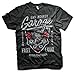 Gas Monkey Garage T Shirt Fast N Loud Logo Official Mens Black