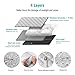Tsumbay Car Windshield Sun Shade Blocks UV Rays Sun Visor Protector,Sun Cover for Car, 4 Layers of Protection Sunshade, Anti-Sunburn/Anti-Wind/Anti-Fog Large Sunshade Windshield Cover Fits Most Cars
