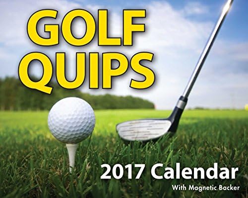 Golf Quips 2017 Mini Day-to-Day Desk Calendar, 3.7" x 3.2"