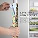 Sheskind Refrigerator Door Handle Cover Kitchen Appliance Decor Handles Antiskid Protector Gloves for Fridge Oven Keep Off Fingerprints,Liquid,Oil Stain,Food Spot,2 Pieces (14.5