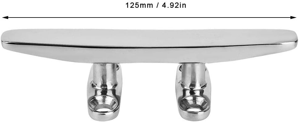 Wal front Boat Cleats and Chocks, Stainless Steel Boat Cleat Mirror Polished Boat Accessory Marine Base Rope Base : Sports & Outdoors