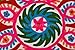 Trade Star 100% Cotton Spring Pillow Cover Beautiful Embroidered Pom Pom Cushion Cover Fall Decor Cushion Case Decorative Handmade 16x16 Inches Modern Sofa Throw Pillow Cover (Pattern 1)