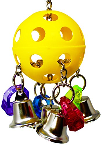 Bonka Bird Toys 1937 Bellpull Bird Toy Parrot Cage Toys Cages African Grey Conure Cockatiel