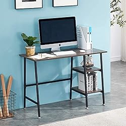 VECELO Writing Computer Study Desk with 2 Tier