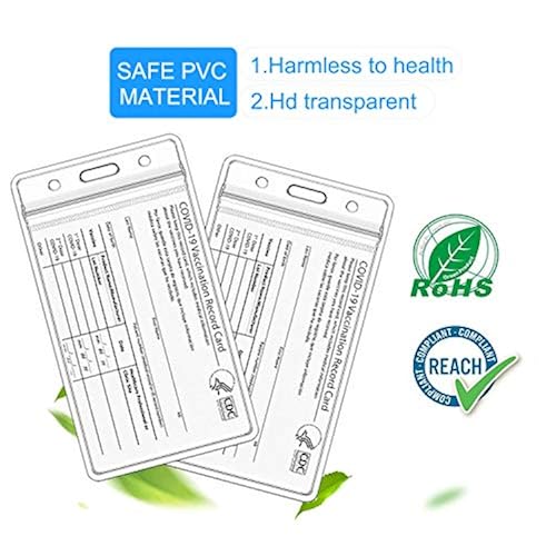 Id Card Holder Clear Plastic Vaccination Card Protector Sleeves - 4x3 Inch, 1 To 10 Pcs (EEZBUY) Vaccination Card Protector Clear Id Card Holder Clear Plastic Vaccination Card Protector Sleeves - 4x3 Inch, 1 To 10 Pcs (EEZBUY) Vaccination Card Protector Clear