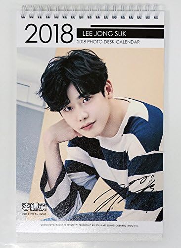LEE JONG SUK - 2018-2019 PHOTO DESK CALENDAR Calendar – Desk Calendar, January 1, 2017