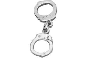 Smith & Warren Mini Handcuff Tie Tac Silver Finish Police Uniform Pin