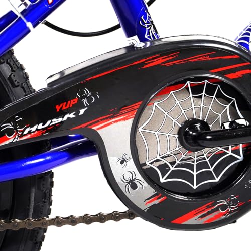 Bicicleta Infantil Masculina Aro 16 Aranha Menino Alumínio Husky com Rodinhas