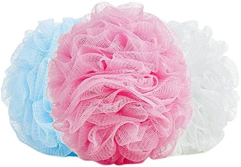 1pc Candy Colors Mesh Soft Bath Brush Sponges Scrubbers Bath Shower Massage Body Exfoliate Puff Sponge Mesh Net