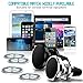 KEKU Magnetic car Mounted Exhaust Outlet Multi-Angle Rotary Phone Holder for Most Mobile Phones 2 Packs (Silver, Black)